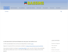 Tablet Screenshot of bassins.ch